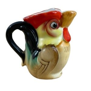 Vintage Rooster Mini 3” Pitcher Made in Japan